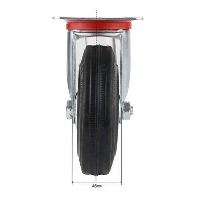3 " 4 " 5 " 6 " 8 " дюймовые резиновые колеса, стальные колеса с подшипником OEM ODM