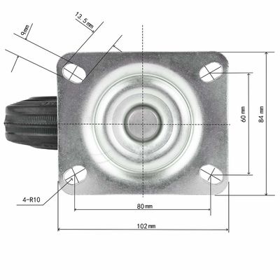 3 " 4 " 5 " 6 " 8 " дюймовые резиновые колеса, стальные колеса с подшипником OEM ODM