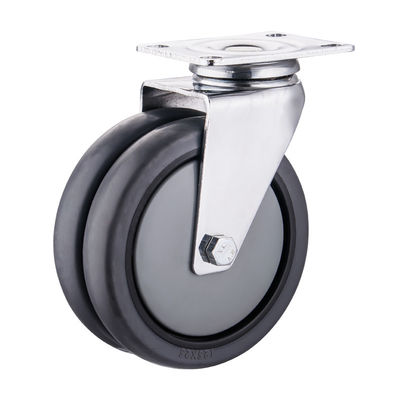 Кастеры TPR 75mm 100mm 125mm PU Промышленные колеса колеса